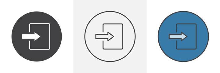 Enter icons pack for website designs