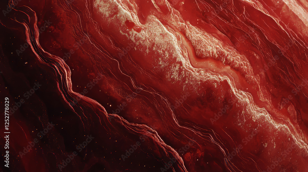 Aufkleber red planet turnaround animation, mars globe with textured surface rotation sprite sheet, sequence fr
