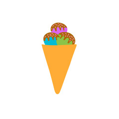 ice cream vector illustration
