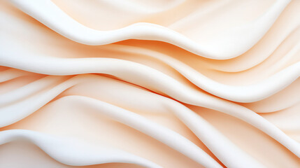 Soft, flowing beige fabric texture ideal for backgrounds and design elements.