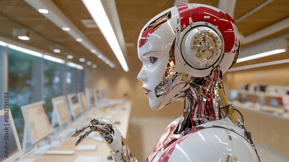 Poster a humanoid robot with intuitive learning capabilities