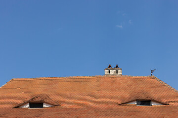 Eyes on a roof, Sibiu, Romania, Europe