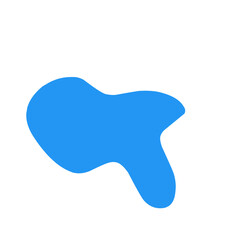 blue puddle vector illustration