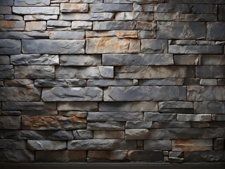 Stone Wall Texture with Irregular Pattern and Subtle Lighting