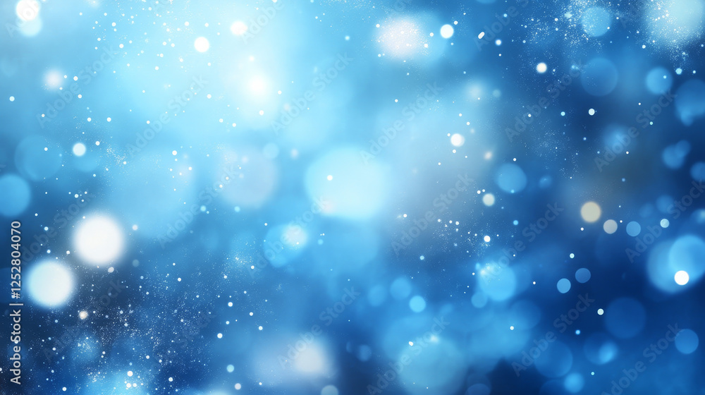 Aufkleber abstract blue background with light effect. vector realistic illustration of color gradient backdrop