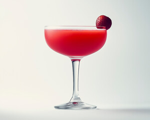 Luxurious Strawberry Daiquiri Close-Up