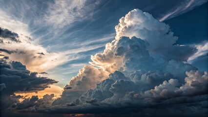 Majestic Layered Cloudscape: Breathtaking Aerial Photography of Celestial Formations