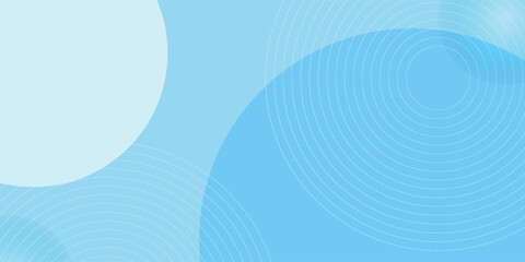 Abstract blue modern background with circle elements. Digital technology concept. vector illustration