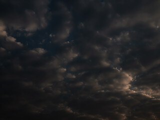 Sky dark cloud storm halloween background rain lightning thunder stormy typhoon Nature light scene...