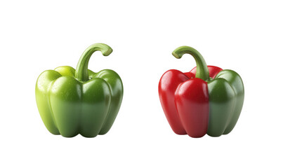 Red and green chili peppers