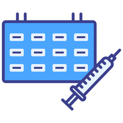 Medicine Schedule Color Icon