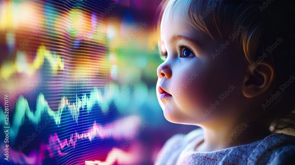 Poster neon audio voice frequency wave and abstract sound light vector background. radio pulse effect curve