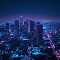 Obraz premium 3D render of a sleek futuristic landscape with towering cliffs and calm water, combined with a modern minimal background and sunrise lighting