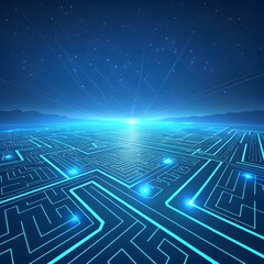 Business growth technology Business growing in 2050. Analytical businessman planning business growth 2025, strategy digital marketing, profit income, economy