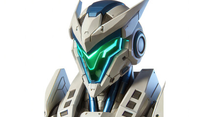 Futuristic robot design digital art sci-fi environment close-up view concept visuals