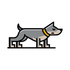 Fitness dog logo