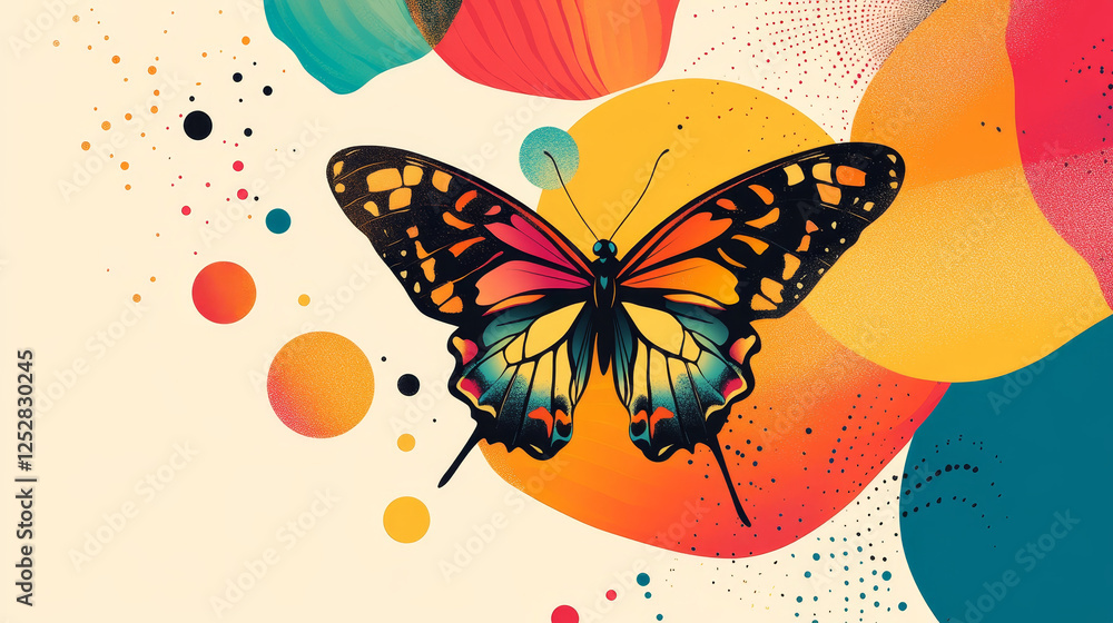 Poster y2k aesthetic poster and banner design template set with gradient background and simple abstract 200