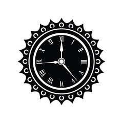 vintage clock vector