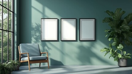 Green and tranquil home space