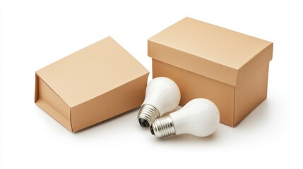 Eco-Friendly Light Bulbs Packaging Design: Sustainable Cardboard Boxes and Energy-Efficient Lighting Solutions