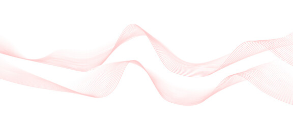 Abstract white background with red wave for design brochure, website
