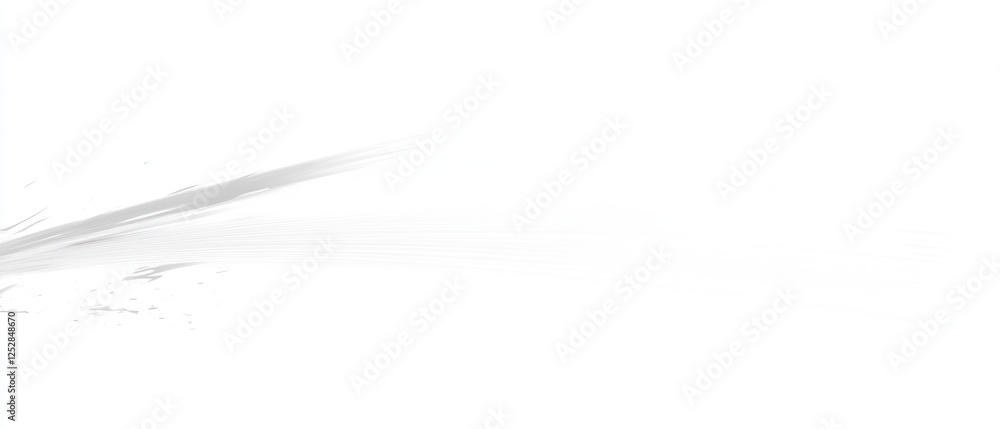 Poster abstract white background with subtle gray brush strokes creating a minimalist artistic effect