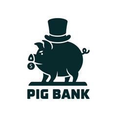 Pig bank icon