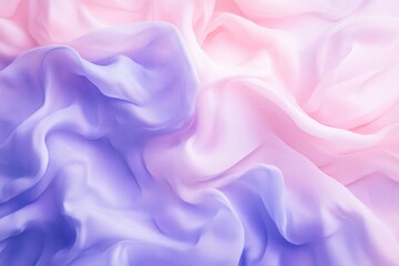 Obraz premium Soft pink and purple fabric with a wavy, textured pattern. This image is ideal for fashion backgrounds, textile designs or abstract art themes.