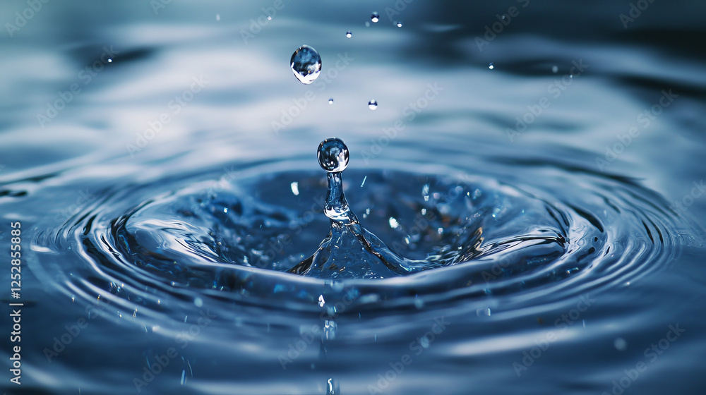 Aufkleber circle water splash on transparent background. realistic vector illustration of round swirl and stre