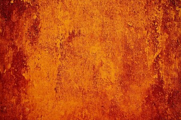 Dark red orange texture.Toned rough concrete wall surface. Close-up. Bright colorful background...