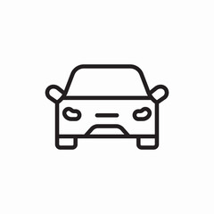 car icon vector sign