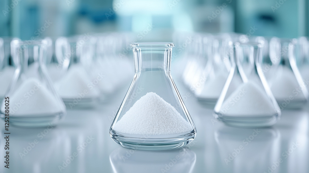 Poster lab laboratory, a food science laboratory tests ingredients with high fidelity in this detailed imag