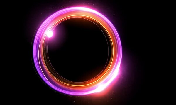 Pink circle gradient video background . Gradient video background, red circle gradient video background, abstract video background, circle video background, generated with ai
