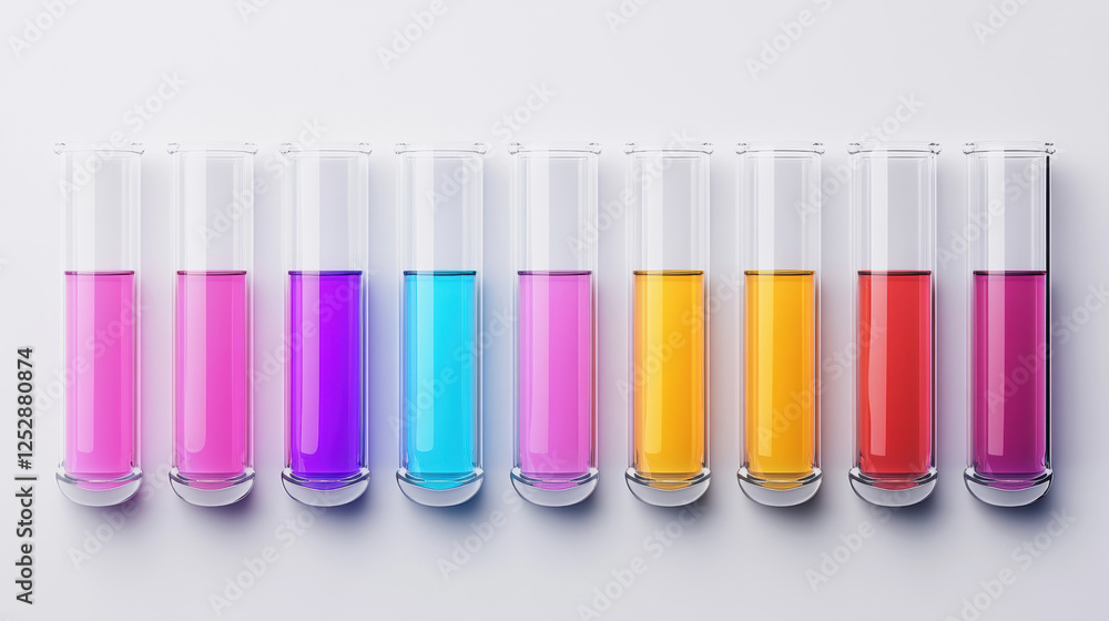 Poster lab laboratory, a lab technician examines test tubes in a high-fidelity image, showcasing precision 