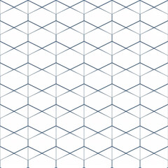 seamless geometric pattern with repeating grid of interconnected hexagons