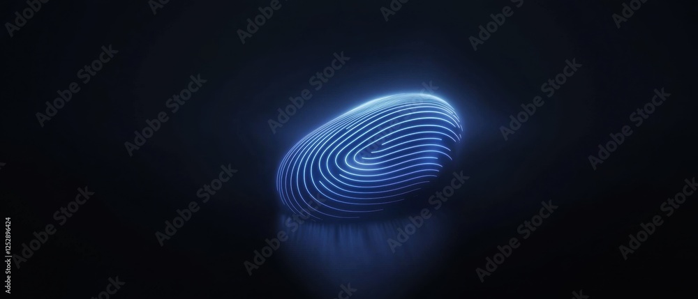 Aufkleber digital art piece that appears to be a fingerprint or a fingerprint. the background is black and the