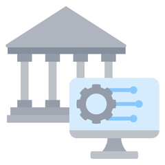 Banking System Icon