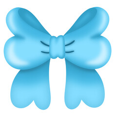 Blue bow