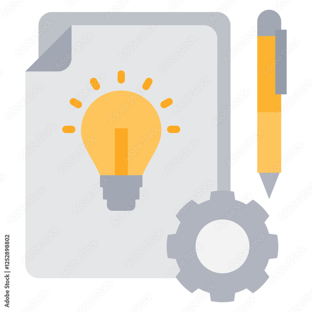 Poster Design Process Icon