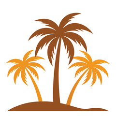 Date Palm Free Vector Illustration - Tropical and Natural Beauty