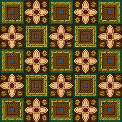  American ethnic tribal fabric pattern stands out with its unique and vibrant blue and green tones, bringing life and ethnic to the design. The bright coloring ethnic the visual appeal, creating a 