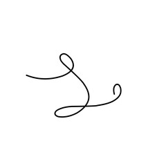 abstract thin line doodles