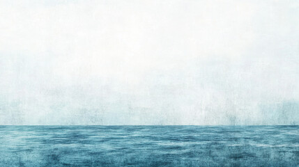 Ocean breeze gradient with cool blues merging into light tones, creating tranquil and serene seascape. textured water surface meets soft, misty sky, evoking peaceful and dreamy atmosphere