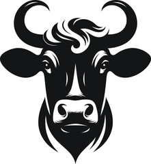 Cow Silhouette vector Art & Illustration