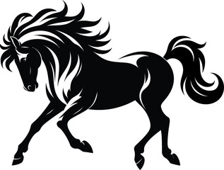 Horse silhouette vector Art & Illustration