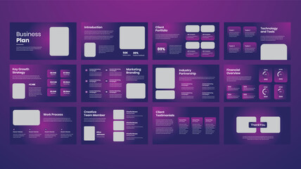 Gradient Corporate Business Powerpoint Presentation Template
