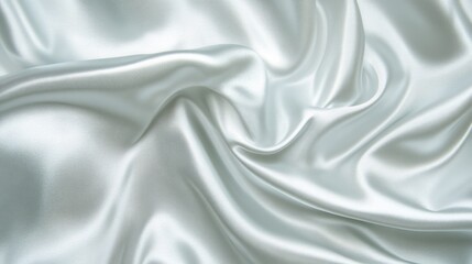 Obraz premium A smooth blue satin texture with soft reflections and luxurious sheen
