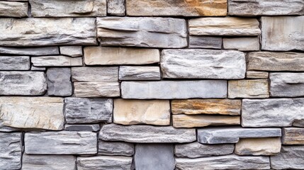 Fototapeta premium A weathered stone texture in warm greys, soft browns, and natural beige