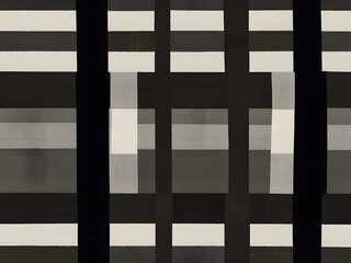 Bold Minimalist Black And White Diagonal Stripe Pattern
