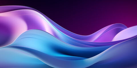 Purple gradient wavy abstract background